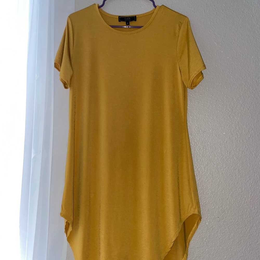 Yellow mustard dress